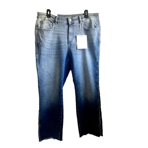 DL1961 Mara Straight High Rise Instasculpt Ankle Medium Wash Size 18W NWT - Picture 2 of 12